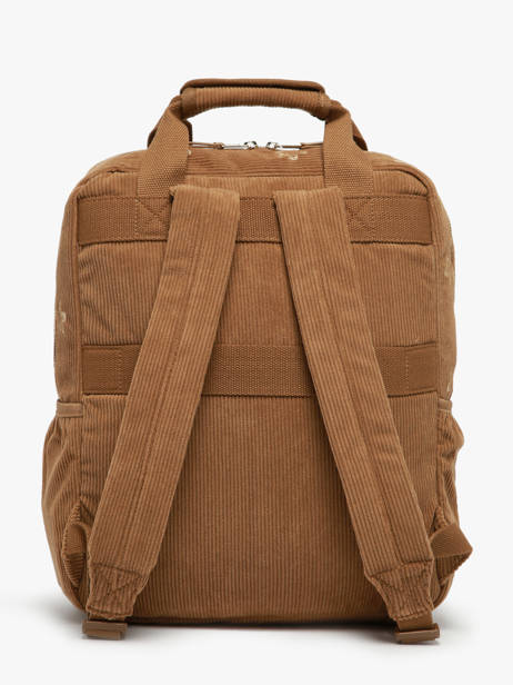 Rugzak 1 Compartiment Roxy Bruin back to school RJBP4933 ander zicht 4